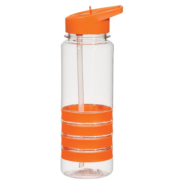 24 Oz. Water Bottle with Silicone Bands