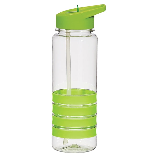 24 Oz. Water Bottle with Silicone Bands