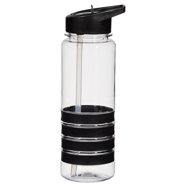 24 Oz. Water Bottle with Silicone Bands
