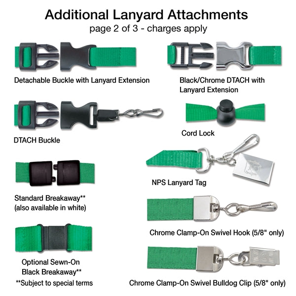 3/8" Glitter Ink Custom Silkscreen Lanyards, Flat Ribbed