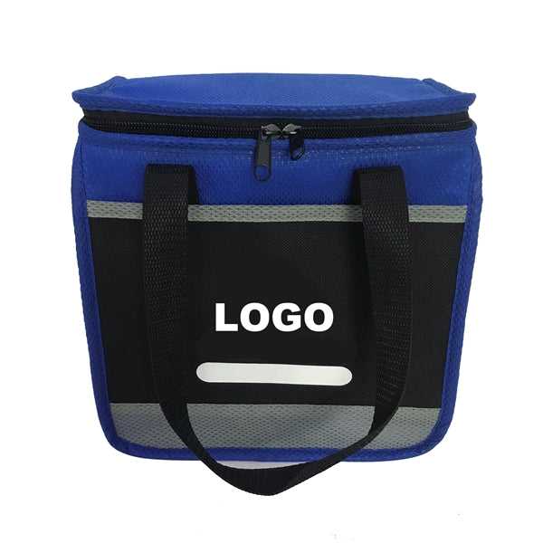 Non woven insulated cooler bag with front Insert Pocket