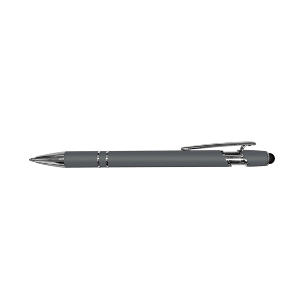 IWriter Exec Rubberized Metal Stylus Pen-Black Ink