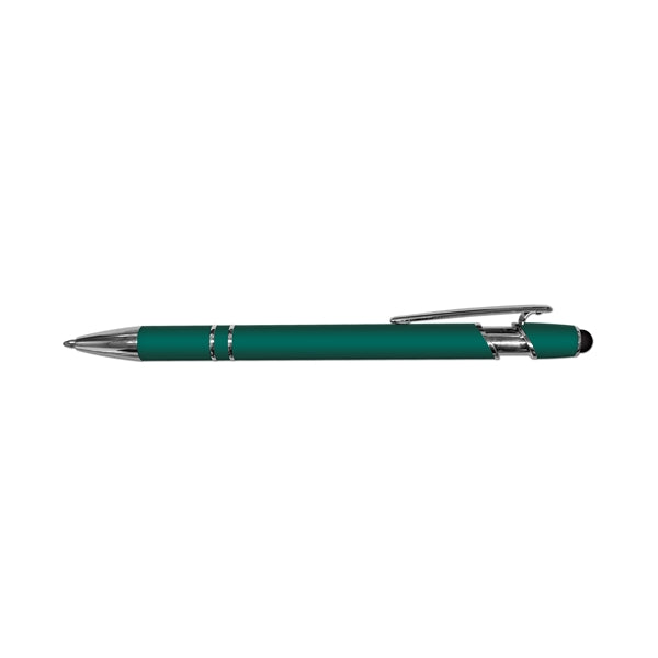 IWriter Exec Rubberized Metal Stylus Pen-Black Ink