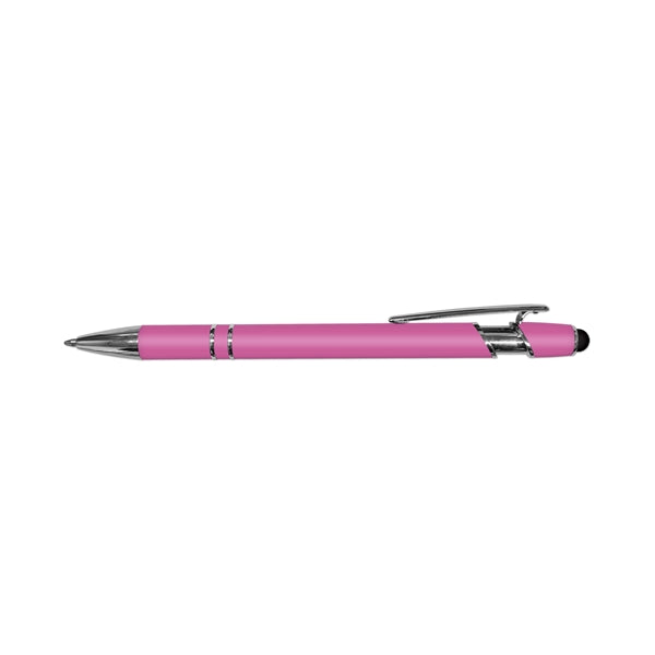IWriter Exec Rubberized Metal Stylus Pen-Black Ink