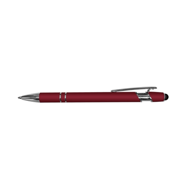 IWriter Exec Rubberized Metal Stylus Pen-Black Ink