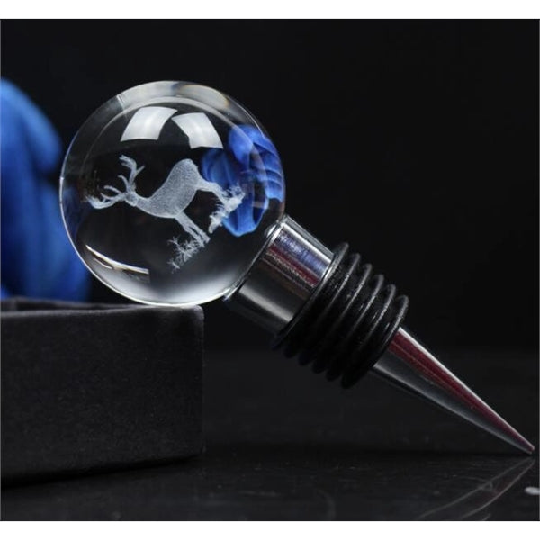 Crystal Globe Wine Bottle Stopper