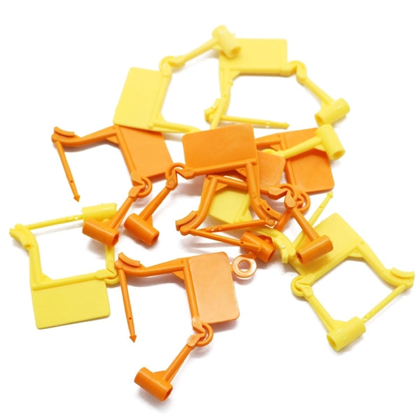 Multicolored Luggage Plastic Padlock Safety Control Seals