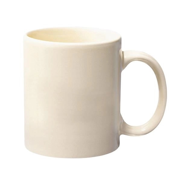 11 oz. Colored Stoneware Mug With C-Handle