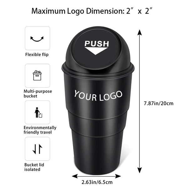 Mini Car Trash Can