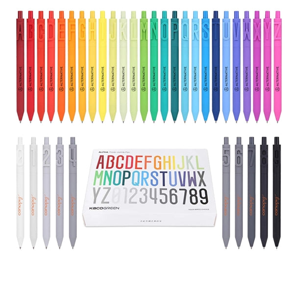 Kaco Alphabet and Number Pen Gift Set
