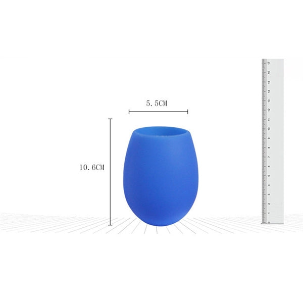 Silicone Wine Glasses- Unbreakable Outdoor Rubber Wine Glass