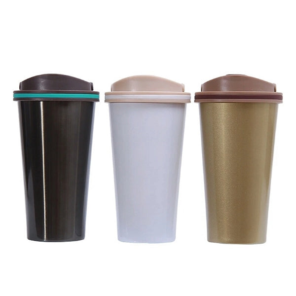 15 oz Double Wall Stainless Steel Coffee Tumbler with Lid