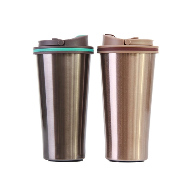 15 oz Double Wall Stainless Steel Coffee Tumbler with Lid