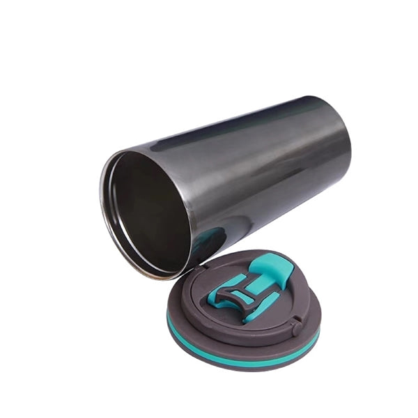 15 oz Double Wall Stainless Steel Coffee Tumbler with Lid