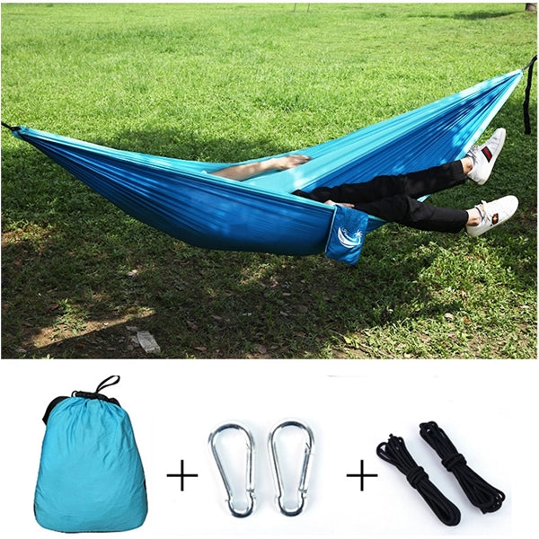 Portable Single Camping Hammock with Ropes