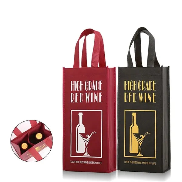 Non-woven Wine Tote Bag