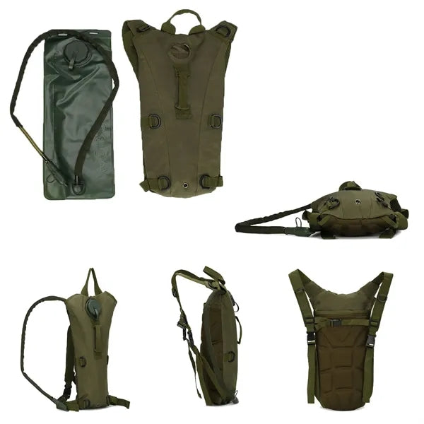 Tactical Hydration Pack With 3L Water Bladder