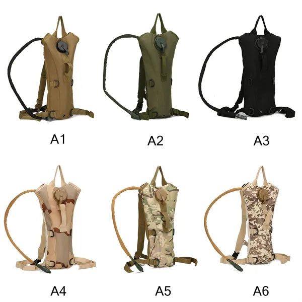 Tactical Hydration Pack With 3L Water Bladder