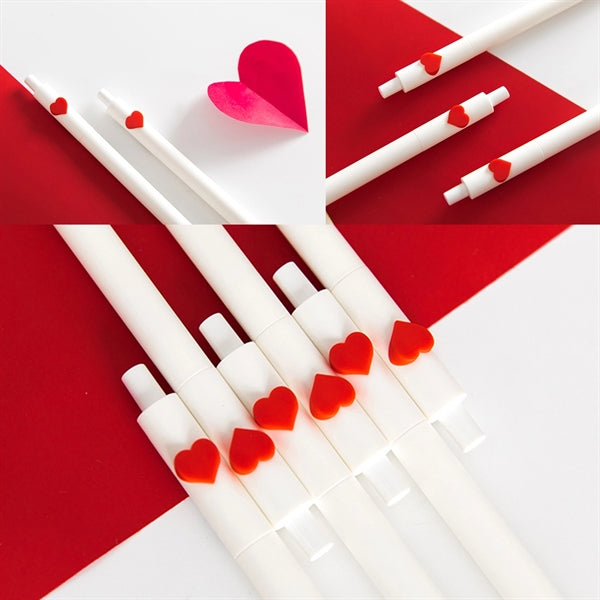 Red Heart Gel Pen