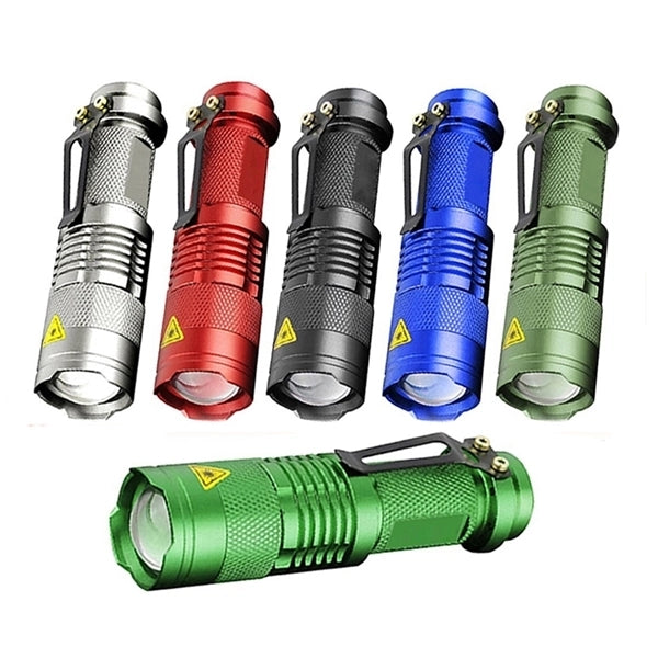 Waterproof LED Zoomable Flashlight
