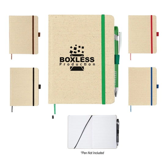 Elegant Jotter Pad with Unique Strap Closure
