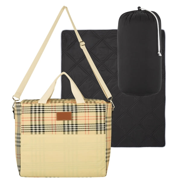 Cooler Bag with Puffy Blanket for Outdoors