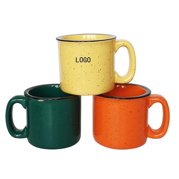 Logo Imitation Enamel Ceramic Mug