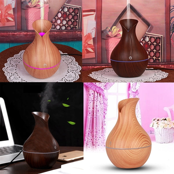 LED Ultrasonic Aromatherapy Oil Diffuser & Humidifier