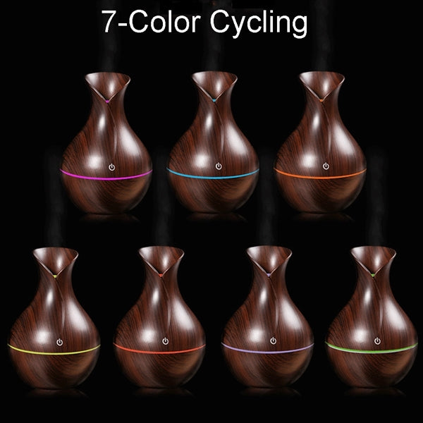 LED Ultrasonic Aromatherapy Oil Diffuser & Humidifier