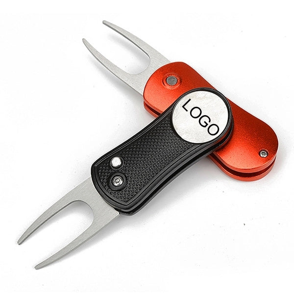 Foldable Metal Golf Divot Repair Tool