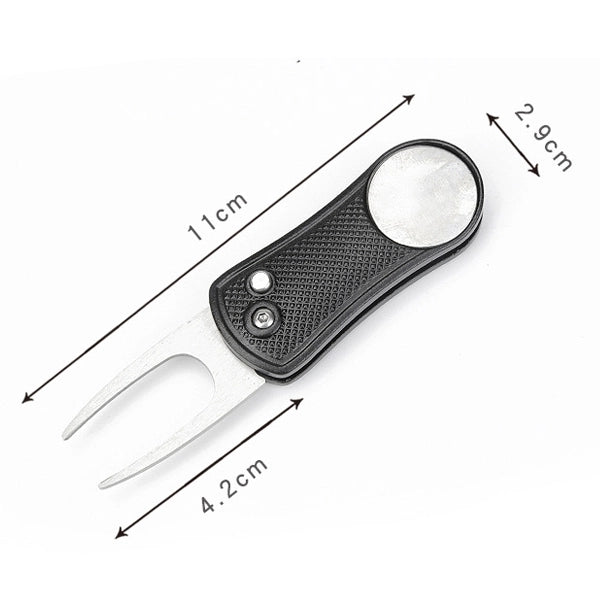 Foldable Metal Golf Divot Repair Tool