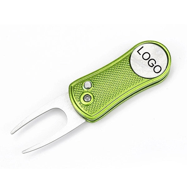 Foldable Metal Golf Divot Repair Tool