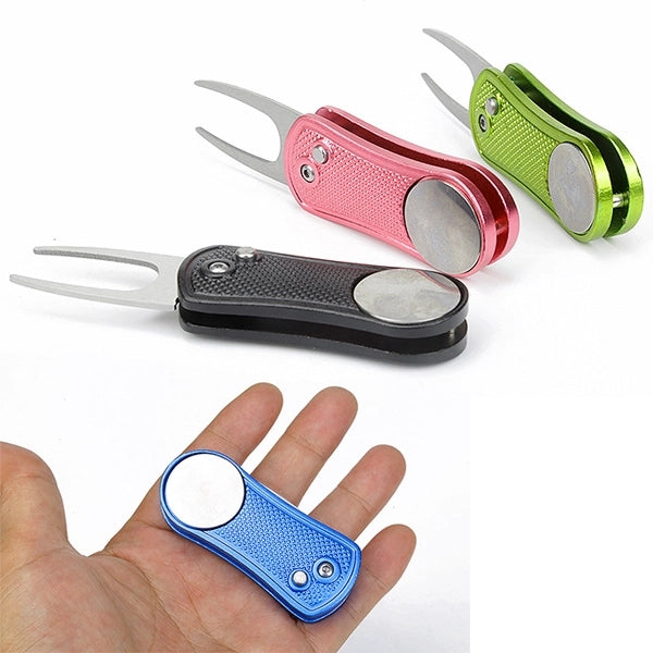 Foldable Metal Golf Divot Repair Tool