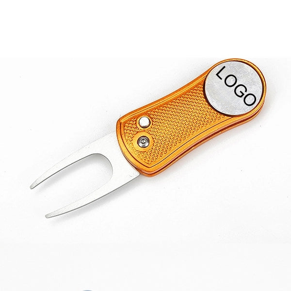 Foldable Metal Golf Divot Repair Tool