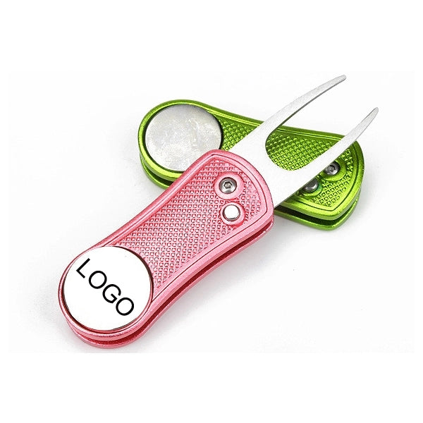 Foldable Metal Golf Divot Repair Tool