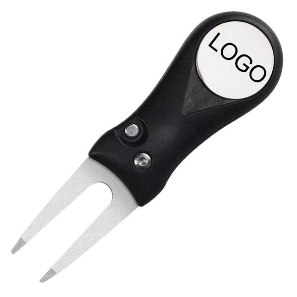 2-in-1 Foldable Golf Divot Repair Tool