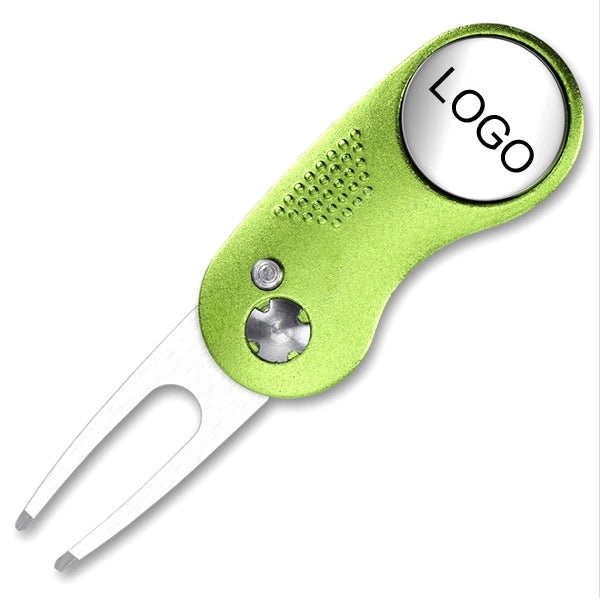 Metal Folding Golf Divot Repair Tool