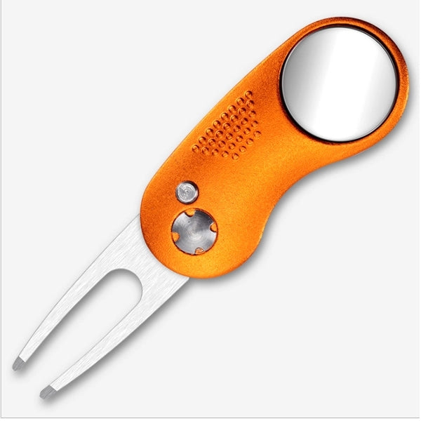 Metal Folding Golf Divot Repair Tool