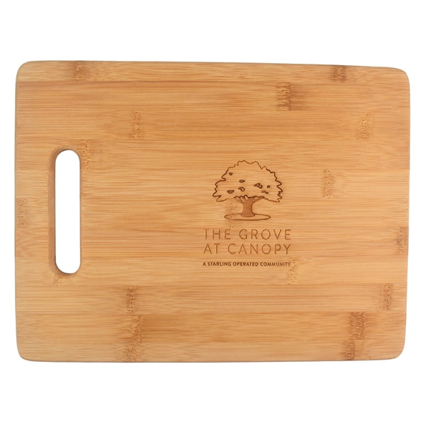 Bamboo Bar Cutting Board - Rectangle 9" x 6"