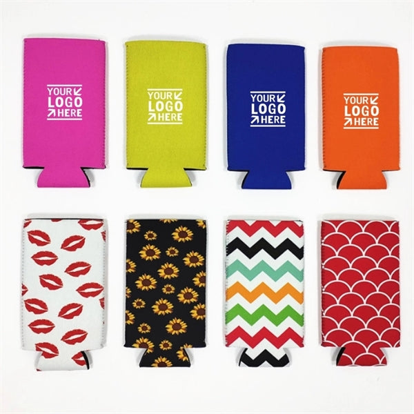 12 oz Slim Fit Beer Can Cooler Beverage Holders