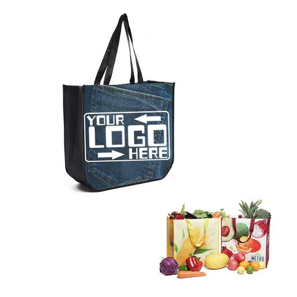 Laminated Non-Woven Shopper Tote
