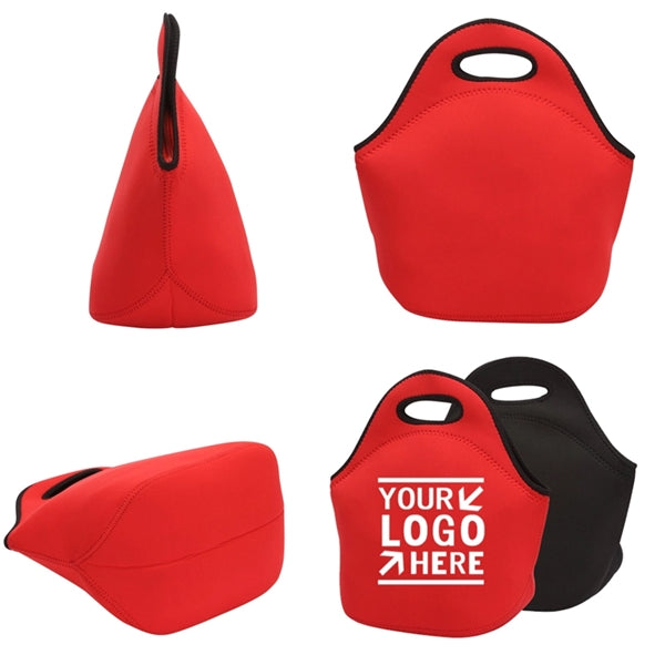 3.5mm Neoprene Zippered Cooler Tote Insulated Lunch Bags