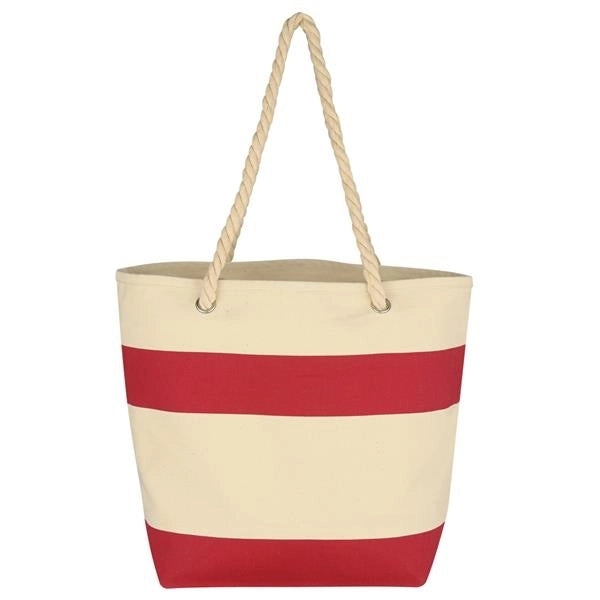 Cruising Tote Bag With Rope Handles