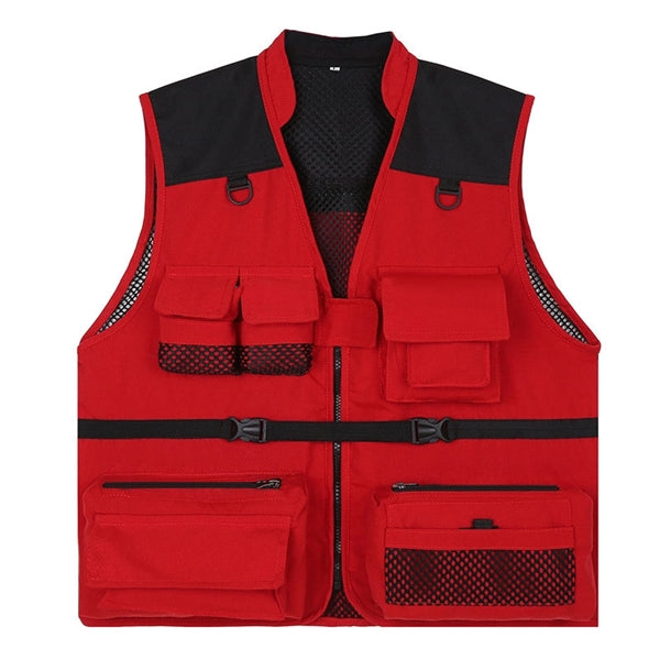 Unisex Photography Fishing Vest Multi-Pockets