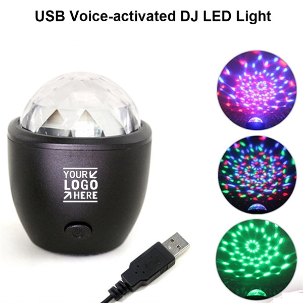 USB Voice-activated DJ LED Light, Party projector Light