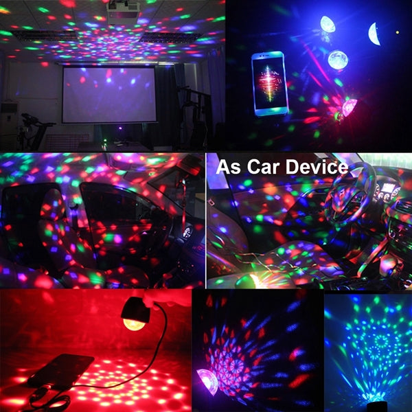 USB Voice-activated DJ LED Light, Party projector Light