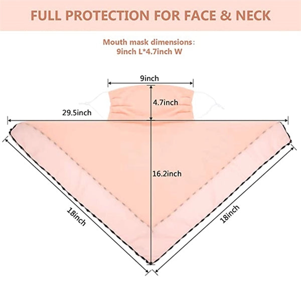 Chiffon Neck Bandana Scarf