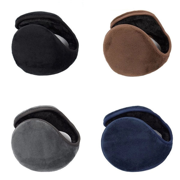 Fleece Ear Covers Winter Foldable Earmuffs