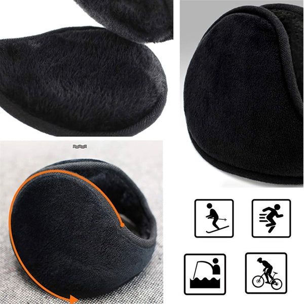 Fleece Ear Covers Winter Foldable Earmuffs