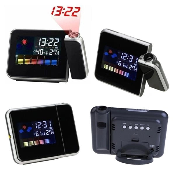 Desktop Projection Digital Clock Weather Station